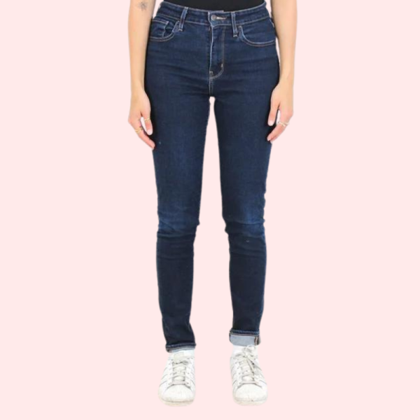 Elegant Women's Skinny Fit Slim Denim Pants - Image 5