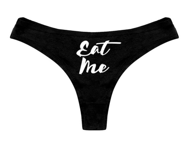 Eat Me Printed Thong Panty Gift - Image 3