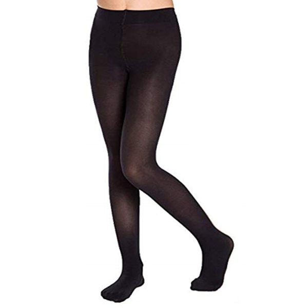 White black pantyhose soft seam women tights pack of 2 - Image 3
