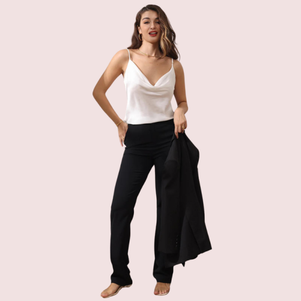 Premium Silk Cowl Neck Camisole for Layering - Image 5