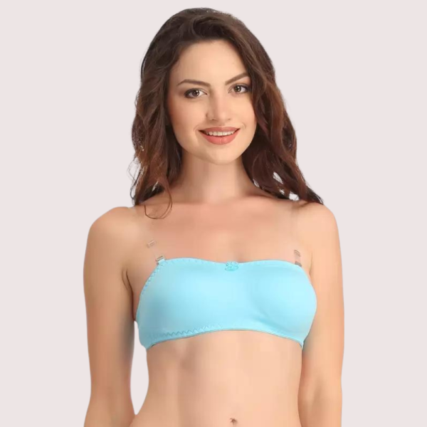 Women's Comfy Wirefree Micro Touch Stretch Tube Bra - Image 2