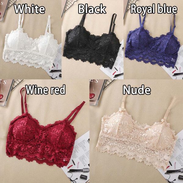 2 pack luxury lace padded bralette - Image 3