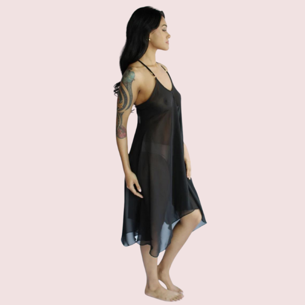 Plus Size Transparent Bridal Nightgown for Her - Image 4