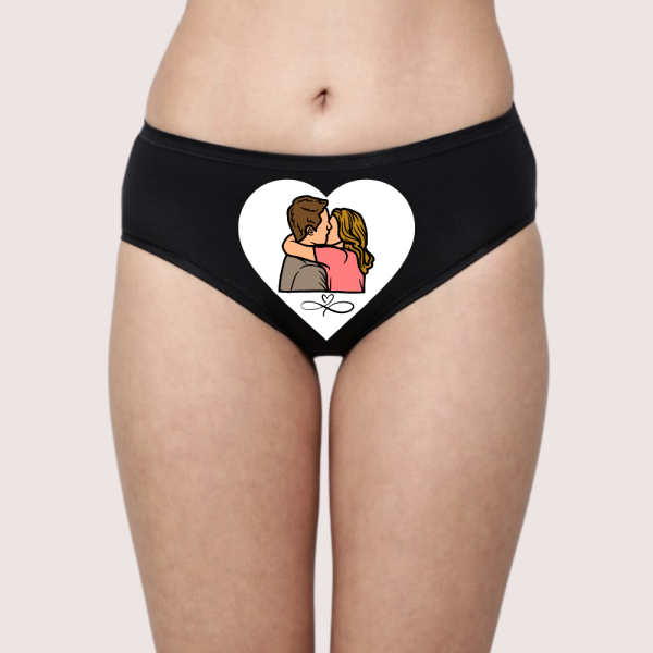 Sensual Custom Message Forever Kiss Panty - Image 2
