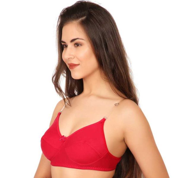3 Pairs Clear Transparent Back Regular Bras - Image 3