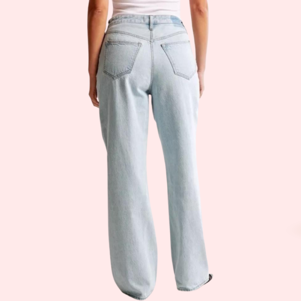 High Rise Loose Fit Denim for Curvy Women - Image 2