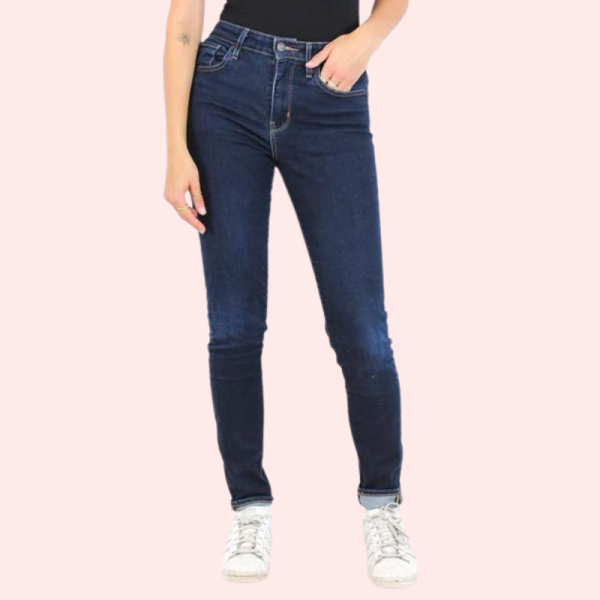 Elegant Women's Skinny Fit Slim Denim Pants - Image 4