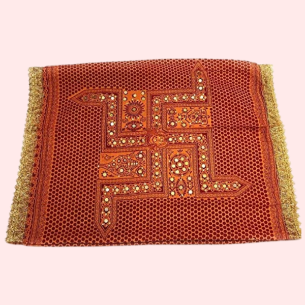 Fashion & Heritage Women’s Solid Cotton Pichora – Elegant Dupatta - Image 2