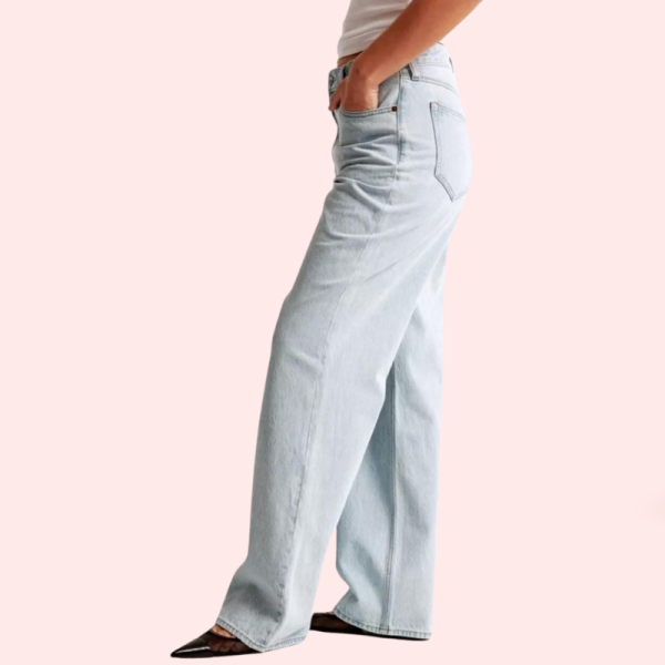 High Rise Loose Fit Denim for Curvy Women - Image 3