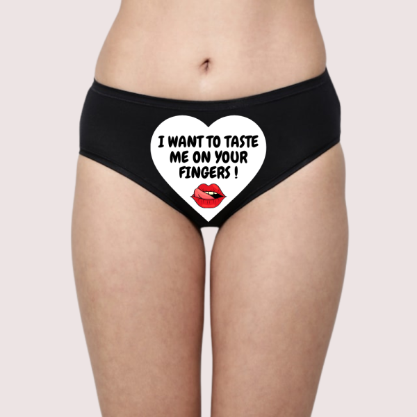 Customized Temptation Panty - A Secret Message - Image 2