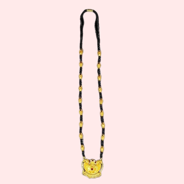 Traditional Golden Pahadi Mangalsutra for Women - Image 4