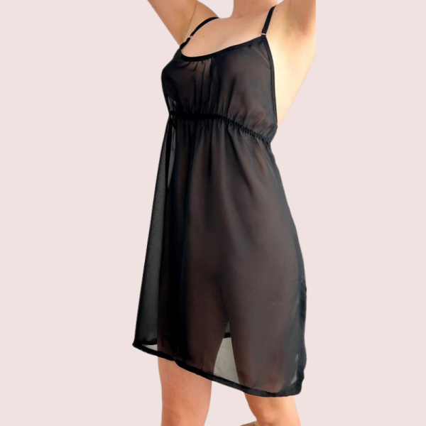 Transparent Babydoll Nightwear for Plus Size Ladies - Image 4