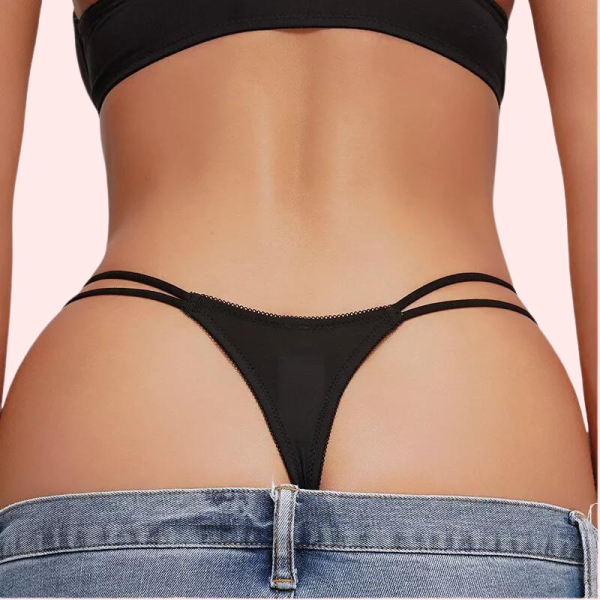 French Daina Luxury Silk Panties Cheeky Bow Gift Box - Image 2