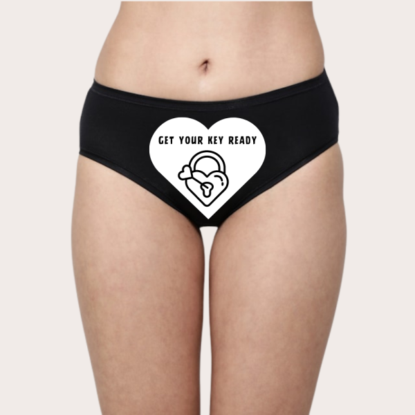 Unlock Your Desires Custom Text Panty - Image 2