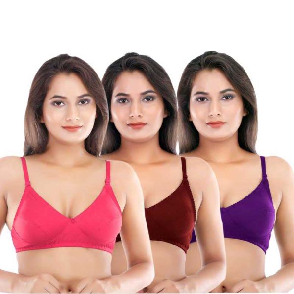 Clearance sale Pack of 10 cotton summer bras - Image 3