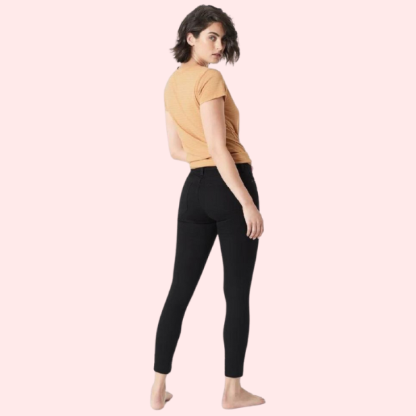 Women's Sleek Silhouette Black Skinny Fit Jeans - Image 2