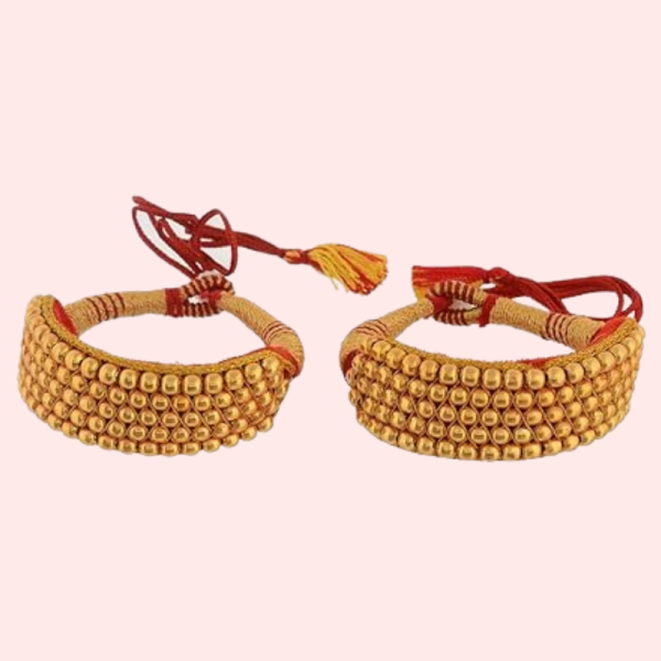 Traditional Gold Plated Garhwali Punchi Set - Image 2