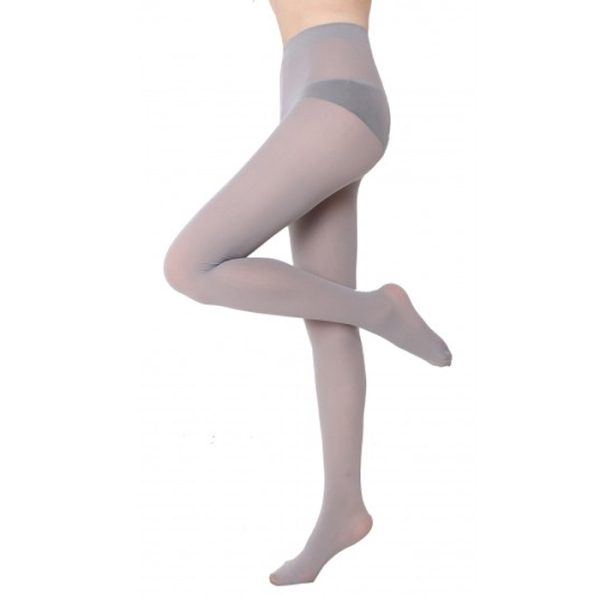 Ultra soft ultra shine waist to sheer grey women pantyhose - Image 3