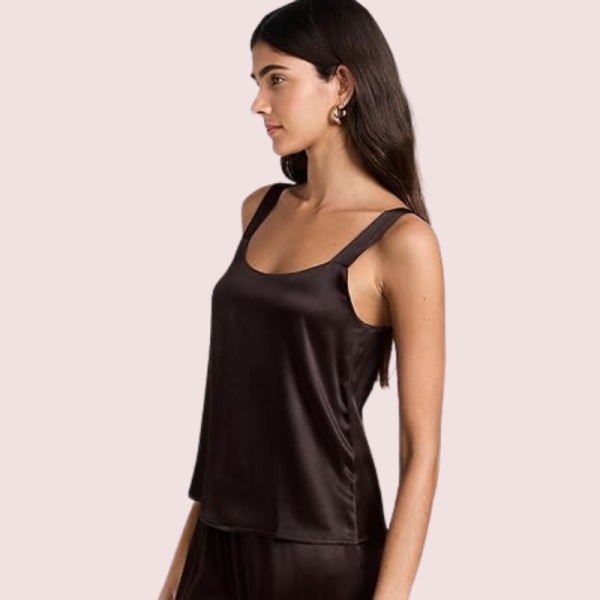 Soft Silk Camisole Perfect for Layering Comfort - Image 5